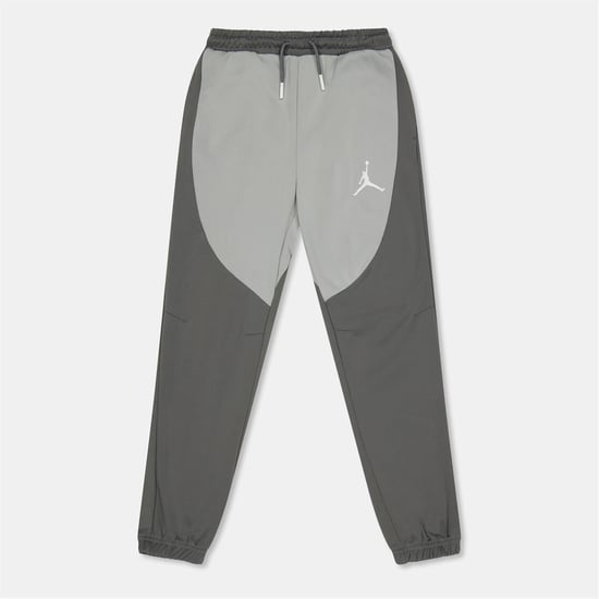 Boys Air Jordan Therma Color Block Slim Joggers in Smoke Grey - Image 1