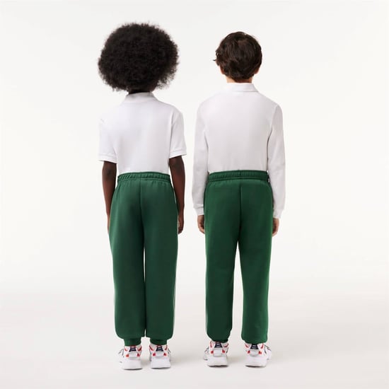 Boys Lacoste Ppng Shl Jogger in Green 132 - Image 3