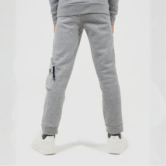 Boys Brave Soul Skinny Fit Joggers in Light Grey - Image 2