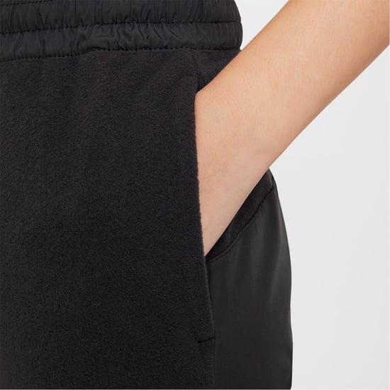 Boys Nike Utility Solid Patterned Slim Joggers in Black/Black - Image 6