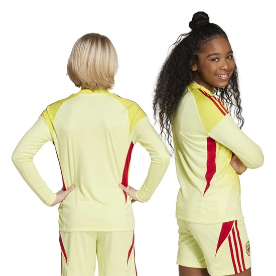 Boys adidas GoalKeepers shirt 2025 2026 in Yellow/Red - Image 4
