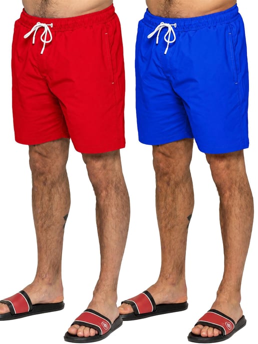 Kruze | 2 Pack Mens Swim Shorts - Image 1