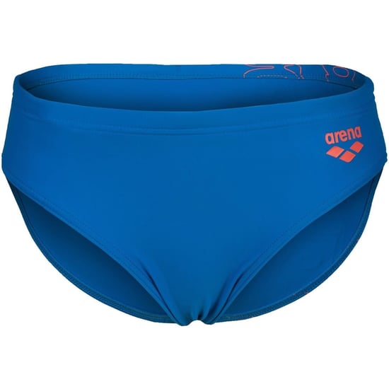 Boys Arena Graphic Swim Briefs in Blue China - Image 2
