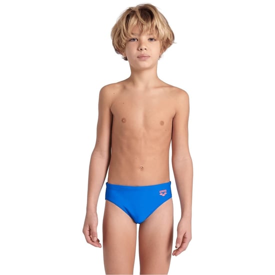 Boys Arena Graphic Swim Briefs in Blue China - Image 4