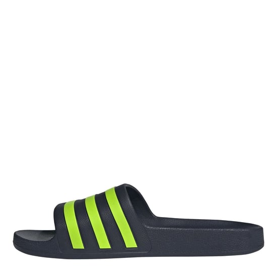 Boys adidas Aqua Sliders Unisex Kids in Legink/Luclem - Image 2