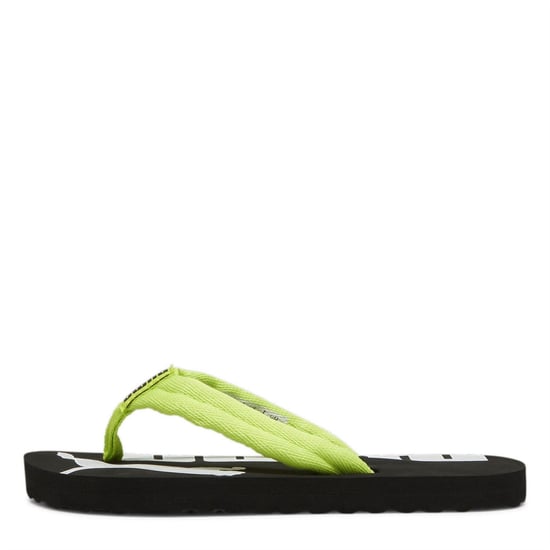 Boys Puma Epic Flip V2 Ps Sliders Unisex Kids in Lim Pow-Blk-Wht - Image 3