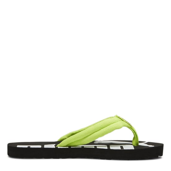Boys Puma Epic Flip V2 Ps Sliders Unisex Kids in Lim Pow-Blk-Wht - Image 4