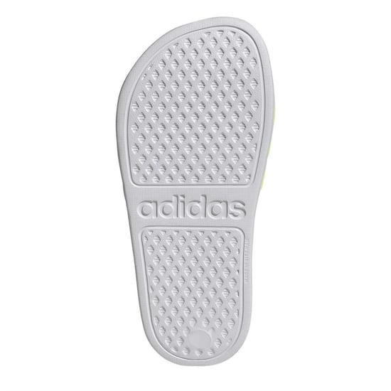 Boys adidas Adilette Aqua in Ftwr White/Sola - Image 6
