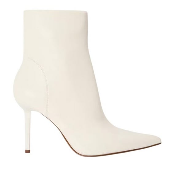 Steve Madden Womens/Ladies Lyanna Leather Ankle Boots (Coconut Milk) - Image 2