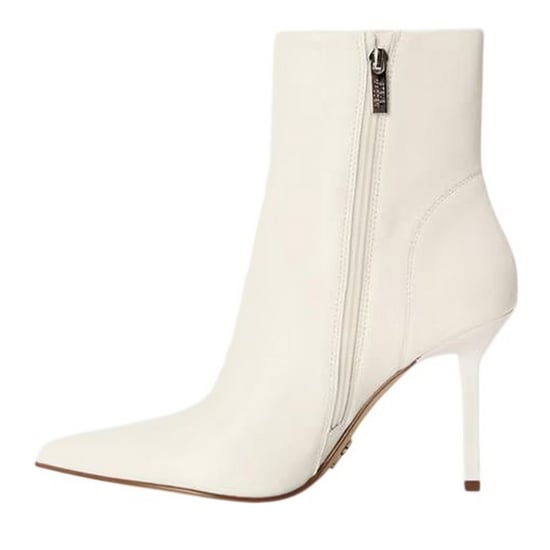 Steve Madden Womens/Ladies Lyanna Leather Ankle Boots (Coconut Milk) - Image 3
