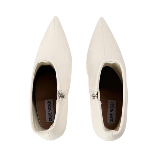 Steve Madden Womens/Ladies Lyanna Leather Ankle Boots (Coconut Milk) - Image 4