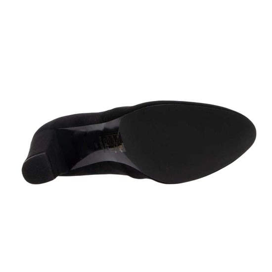 Dune London Oty suède enkellaarsjes voor dames (Zwart) - Image 4