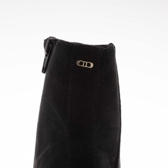 Dune London Dames Prisha Suede Enkellaarsjes (Zwart) - Image 5