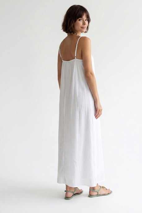 Sleeveless A-line Maxi Dress - Image 5