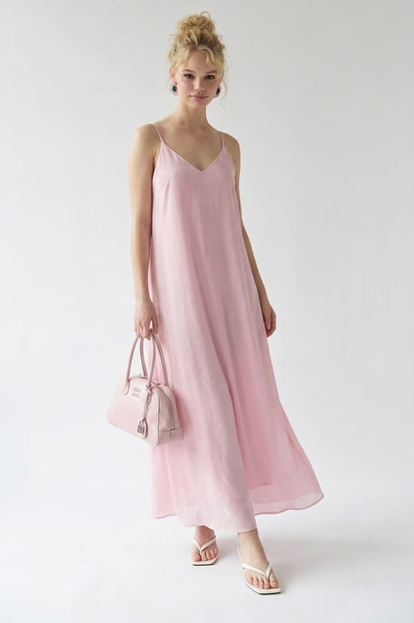 Sleeveless A-line Maxi Dress - Image 1