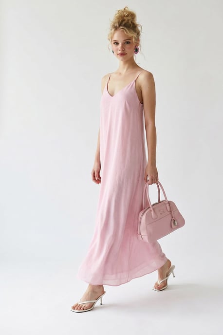 Sleeveless A-line Maxi Dress - Image 2
