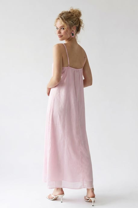 Sleeveless A-line Maxi Dress - Image 4