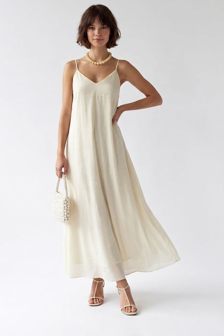 Sleeveless A-line Maxi Dress - Image 4
