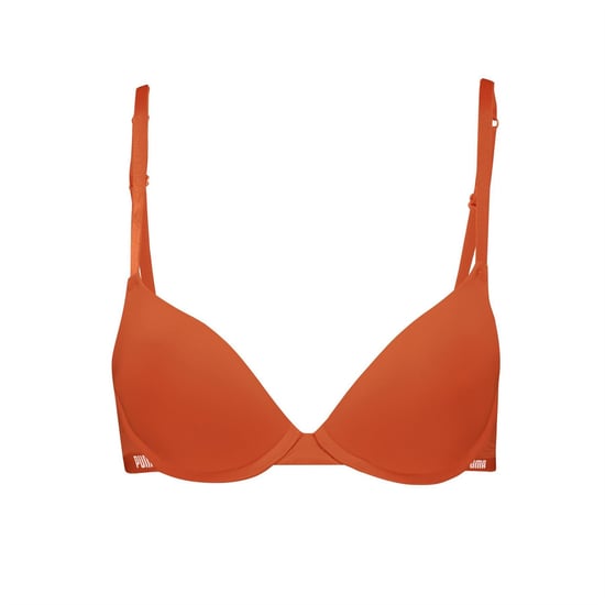 Women's Puma Push Up Bra in Flame Orange - Image 1