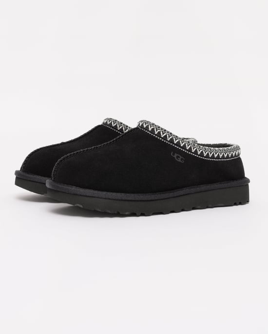 Logo Detail Slippers in Zwart - Image 1