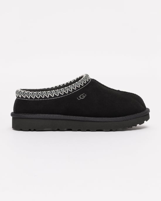 Logo Detail Slippers in Zwart - Image 4