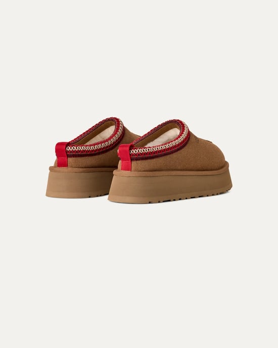 Logo Detail Slippers in Tan - Image 4