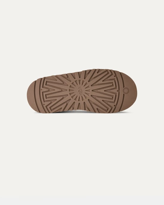 Logo Detail Slippers in Tan - Image 6