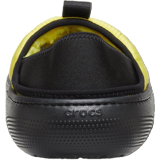 Boys Crocs Classic Puff Shuv Clogs in Cyber Yellow - Image 3