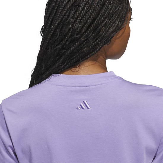 Women's adidas W Sc Cursive in Magic Lilac - Image 4