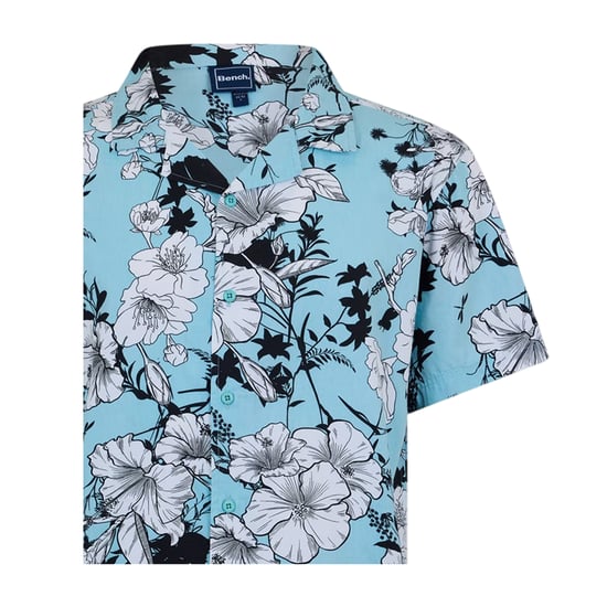 Bench Heren Gebloemd Relaxed Fit Overhemd (Sky) - Image 3
