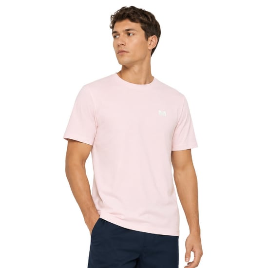 Weekend Offender Heren Bridgetown Logo T-Shirt (Bleek Blosje) - Image 3