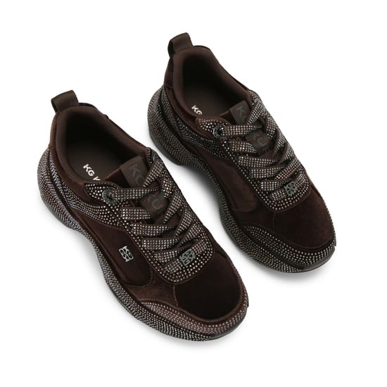 KG Kurt Geiger Velvet Lust Sneakers - Image 2