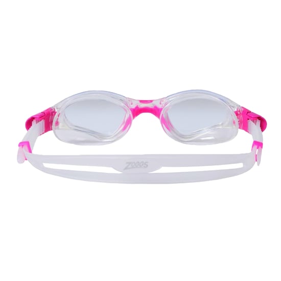 Zoggs Unisex Adult Spectra Clear Logo Goggles (Clear/Pink) - Image 2