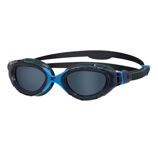 Zoggs Unisex Adult Predator Flex SNR Swimming Goggles (Grey/Blue) - Image 2