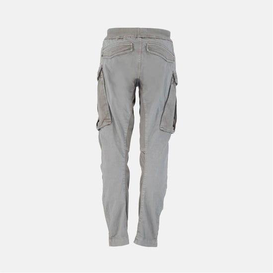 Boys G Star Rovic Zip Solid Patterned Combat Pants in Grey Alloy - Image 2