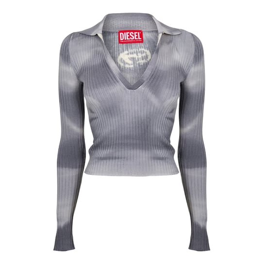 Diesel Tie-dye-trui met lange mouwen voor dames (Grijs) - Image 2