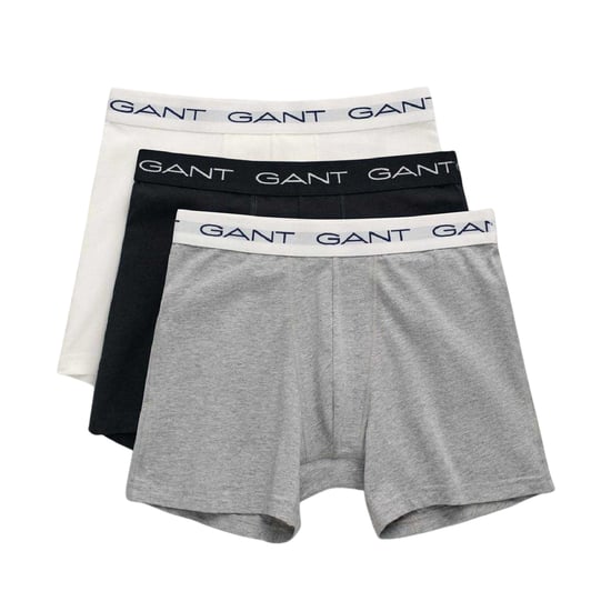 Gant Katoenmix herenslip (3-pack) (Grijs/Zwart/Wit) - Image 2
