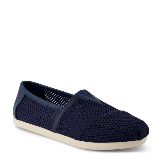 Men's Toms Alpargata Class Textured Espadrille Shoes in Navy - Image 1