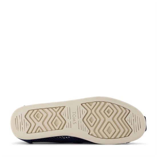 Men's Toms Alpargata Class Textured Espadrille Shoes in Navy - Image 4