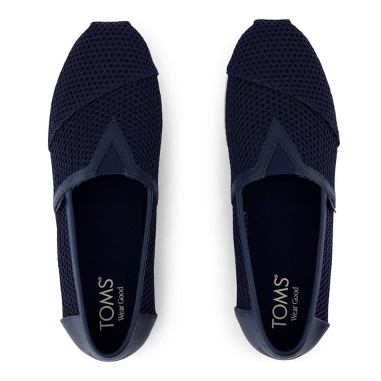 Men's Toms Alpargata Class Textured Espadrille Shoes in Navy - Image 6