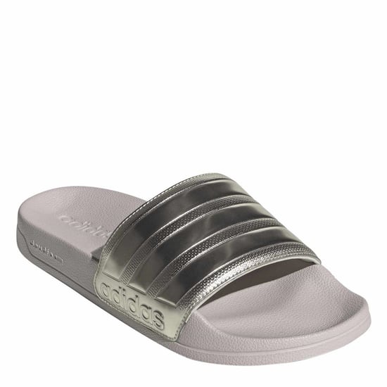 Men's adidas Adilette Show in Ice Purple/Ice - Image 3