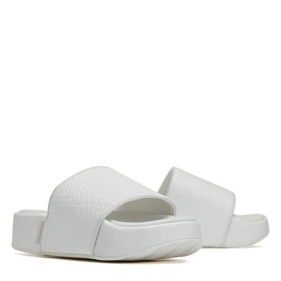 Boys adidas Y 3 Pool Slides in White - Image 3