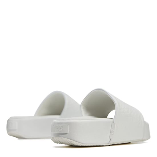 Boys adidas Y 3 Pool Slides in White - Image 4