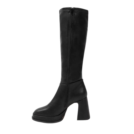 I Saw It First Retro platformlaarzen tot aan de knie voor dames (Zwart) - Image 3