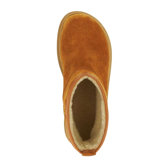 Dune London Dames Podsey Suede Plateauboots (Tan) - Image 4