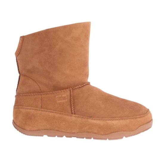 FitFlop Womens/Ladies Mukluk Suede Winter Boots (Tan) - Image 1