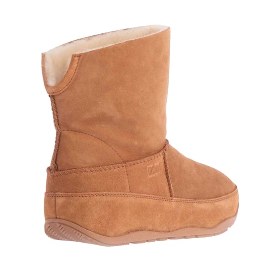FitFlop Womens/Ladies Mukluk Suede Winter Boots (Tan) - Image 2