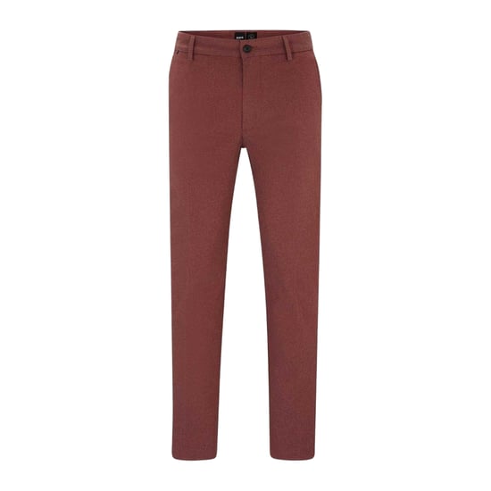 Boss Chino's voor heren van Kane met platte voorkant (Bruin) - Image 1