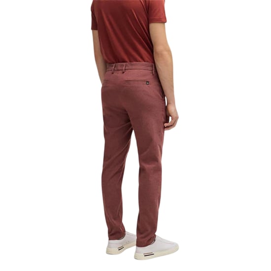 Boss Chino's voor heren van Kane met platte voorkant (Bruin) - Image 2