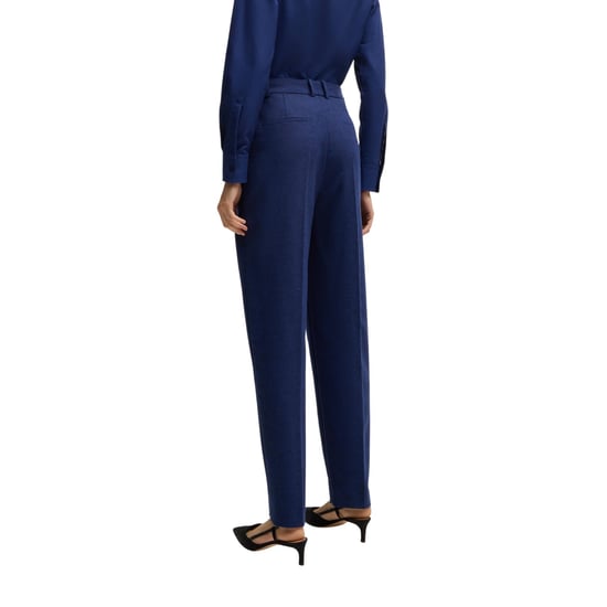 Boss Kvinnor Tabitha Högmidjade Chinos (Blå) - Image 3